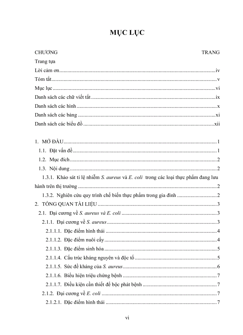 image for page KHẢO SÁT TỈ LỆ NHIỄM Staphylococcus aureus VÀ Escherichia coli TRONG THỰC PHẨM TẠI KHU VỰC CHỢ THỊ NGHÈ