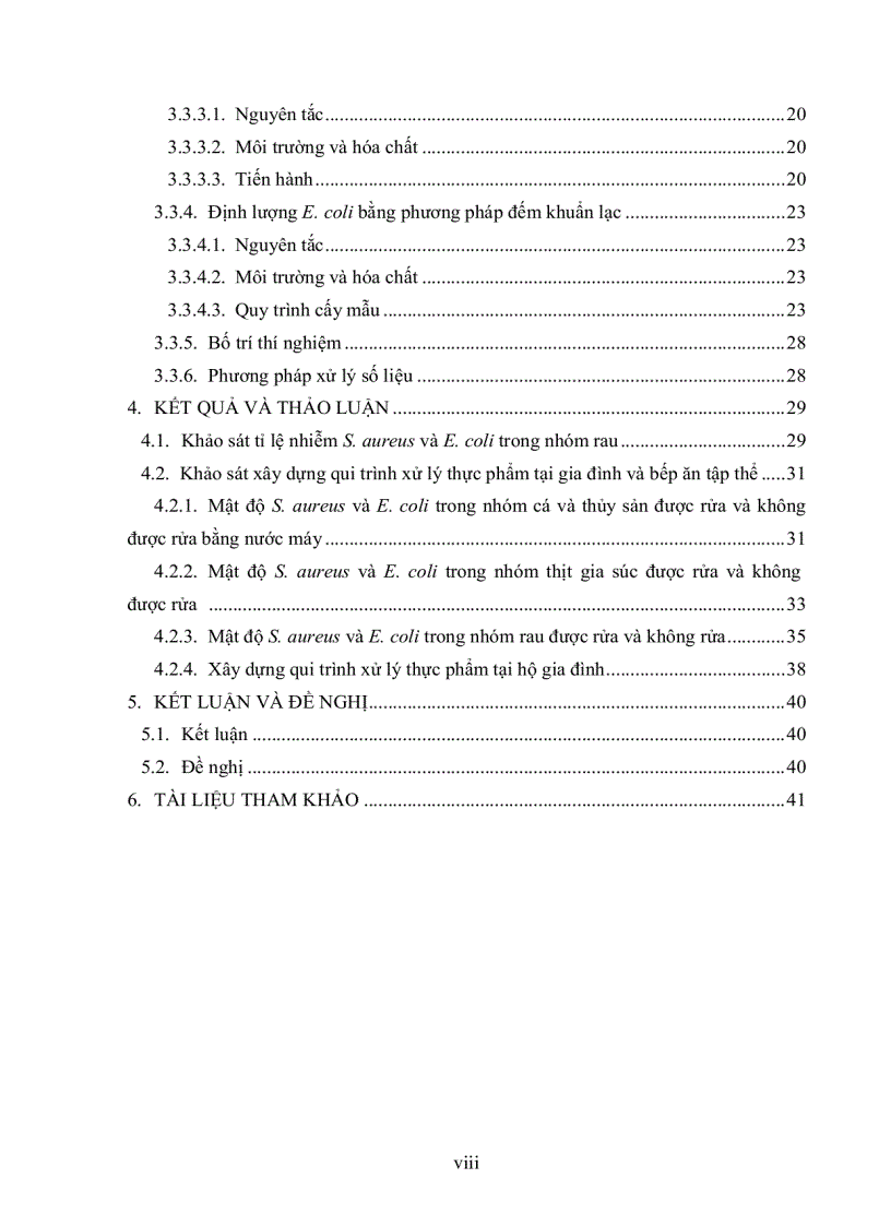 image for page KHẢO SÁT TỈ LỆ NHIỄM Staphylococcus aureus VÀ Escherichia coli TRONG THỰC PHẨM TẠI KHU VỰC CHỢ THỊ NGHÈ