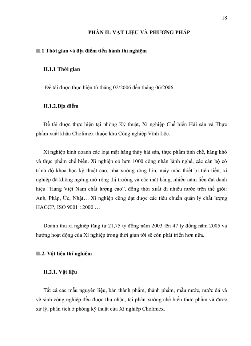 image for page Khảo sát tìm nguyên nhân nhiễm vi sinh vật trong sản phẩm chả giò chế biến tại cholimex đề xuất biện pháp khắc phục