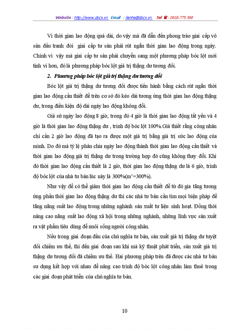 image for page Bản chất và các hình thức biểu hiện của giá trị thặng dư