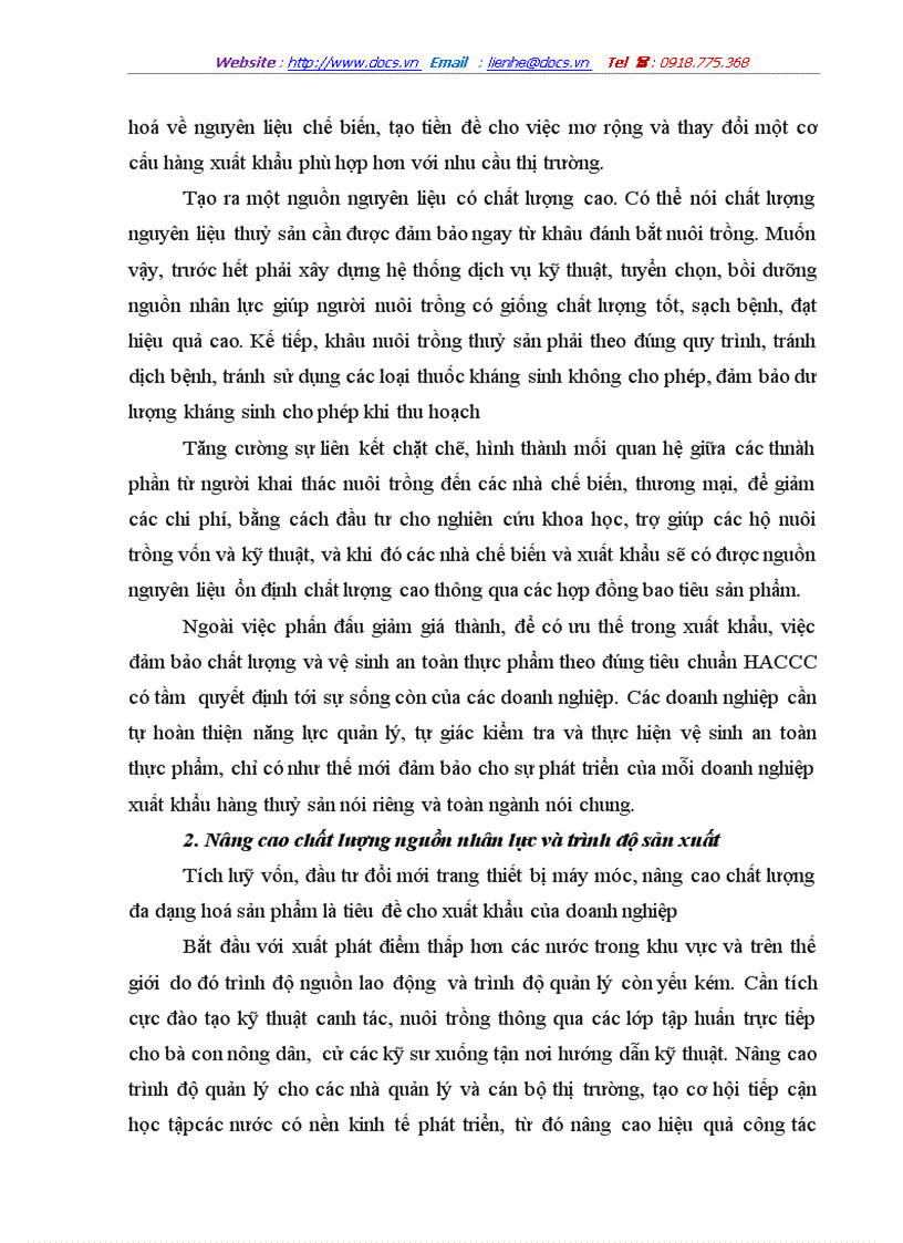 image for page Xuất khẩu thuỷ sản ở việt nam