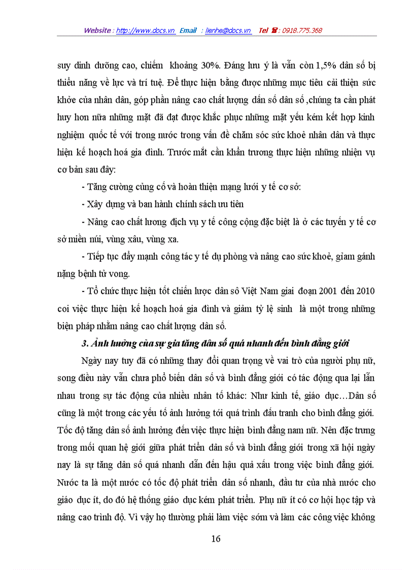image for page Hãy nêu và phân tích ảnh hưởng của sự phát triển dân số đến kinh tế xã hội ở Việt Nam