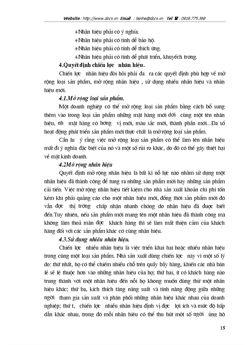 image for page Vai trò của nhãn hiệu trong chiến lược marketing