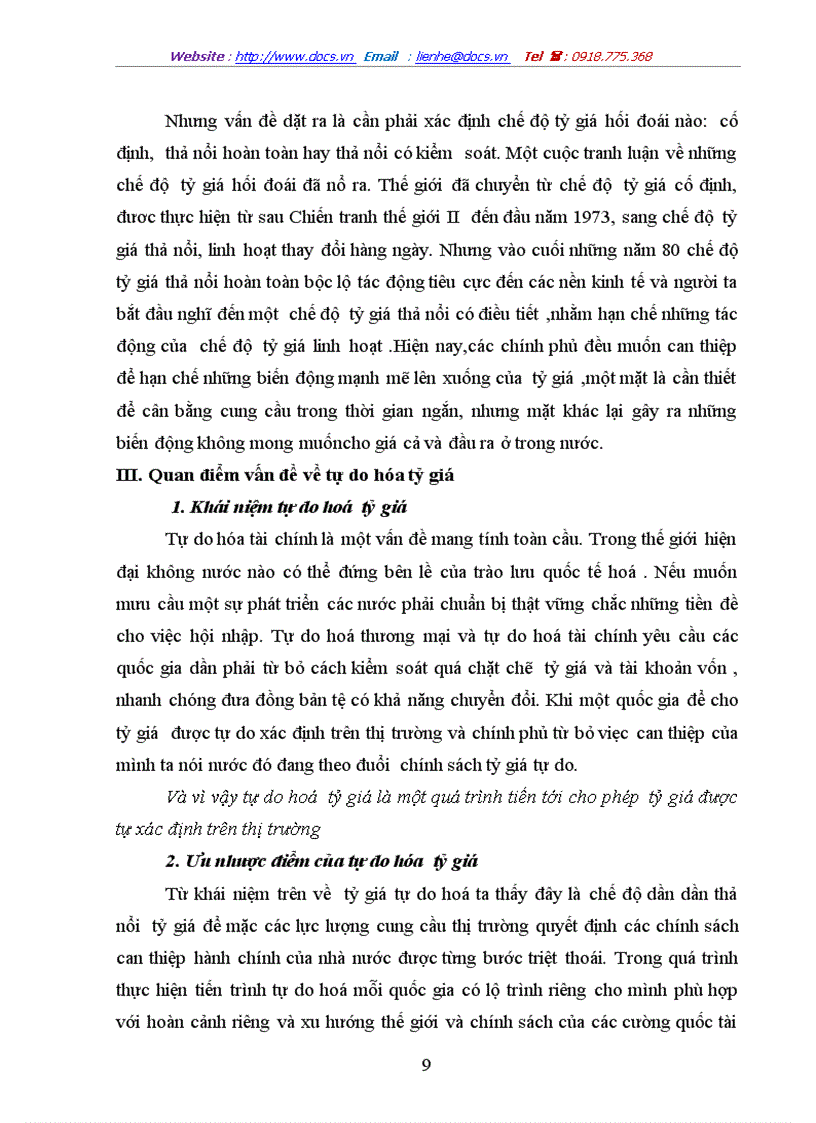 image for page Chính sách tỷ giá hối đoái và những điều kiện tự do hóa tỷ giá ở Việt nam