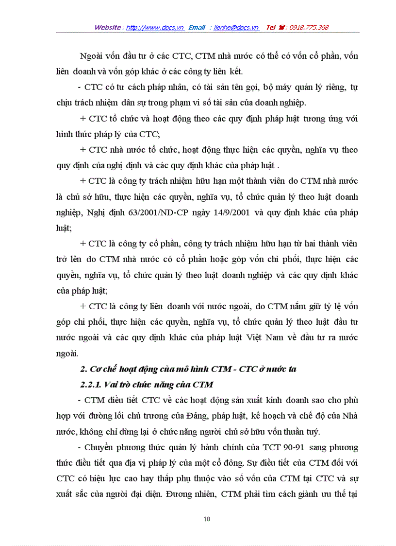 image for page Khả năng vận dụng mô hình công ty mẹ công ty con trong nền kinh tế Việt Nam