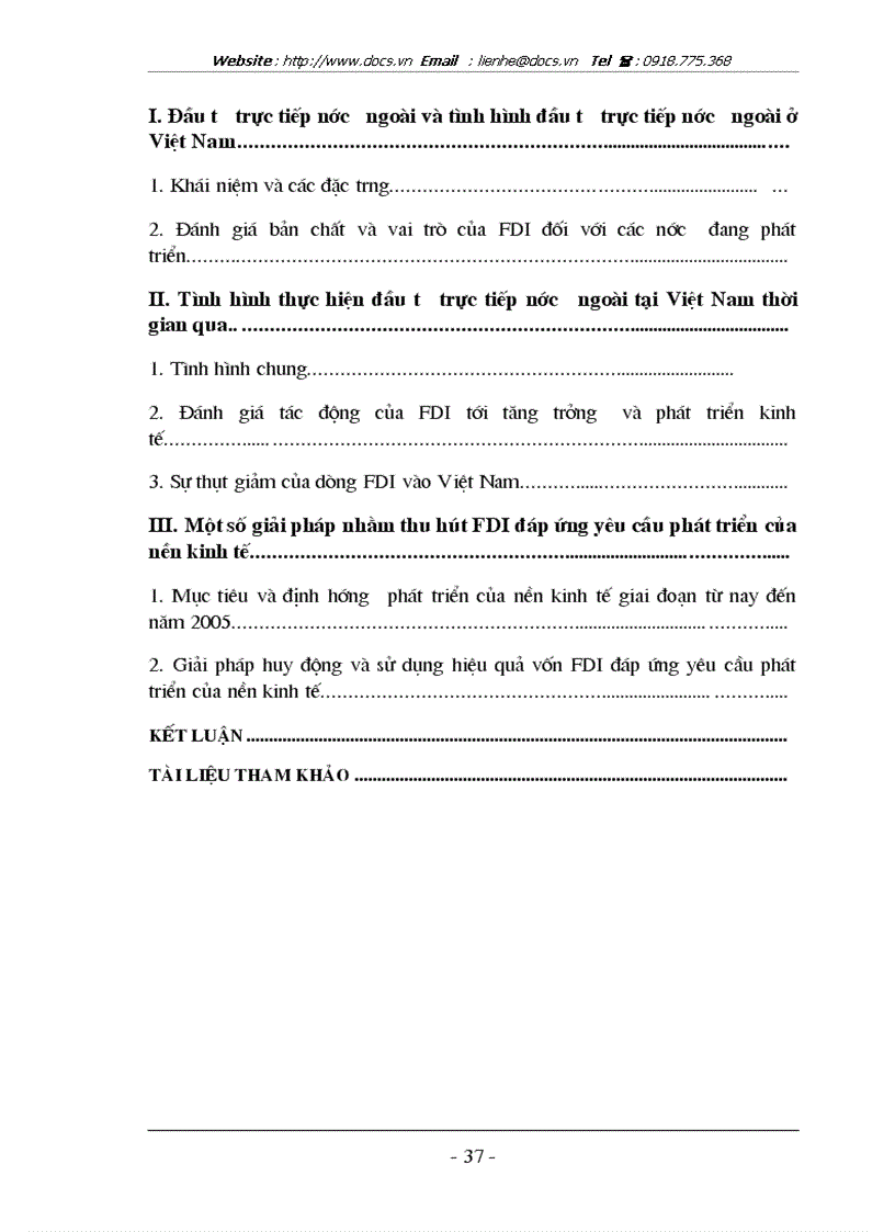 image for page Giải pháp huy động và sử dụng hiệu quả vốn fdi đáp ứng yêu cầu phát triển của nền kinh tế