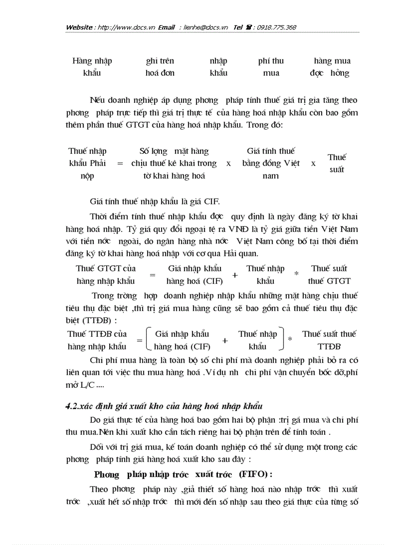 image for page Hoàn thiện công tác kế toán lưu chuyển hàng hoá nhập khẩu tại Công ty thương mại và xây dựng Hà Nội Vietracimex