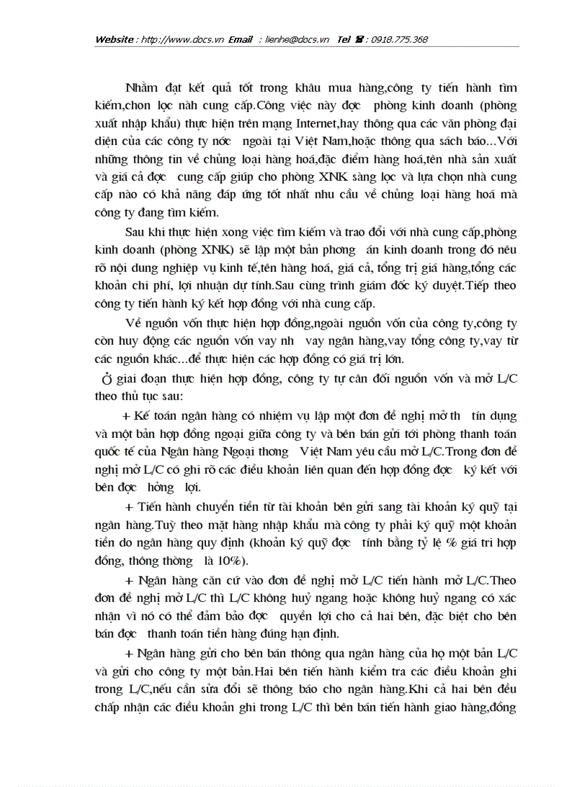 image for page Hoàn thiện công tác kế toán lưu chuyển hàng hoá nhập khẩu tại Công ty thương mại và xây dựng Hà Nội Vietracimex