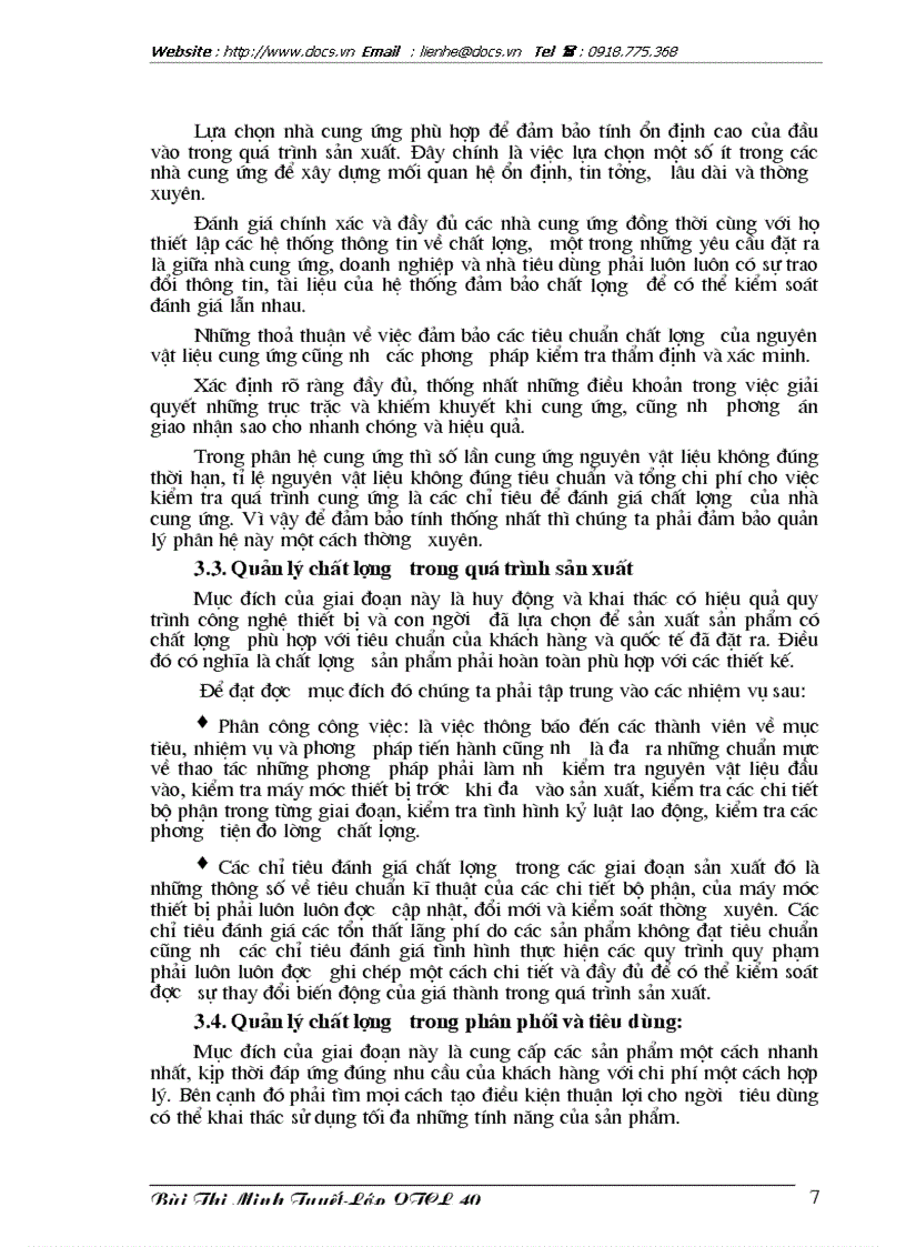 image for page Những giải pháp cơ bản nâng cao hiệu quả quản lý chất lượng trong sản xuất kinh doanh của Công ty quan hệ quốc tế đầu tư sản xuất CIRI85