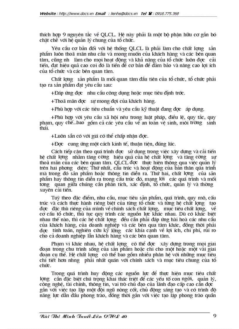 image for page Những giải pháp cơ bản nâng cao hiệu quả quản lý chất lượng trong sản xuất kinh doanh của Công ty quan hệ quốc tế đầu tư sản xuất CIRI85