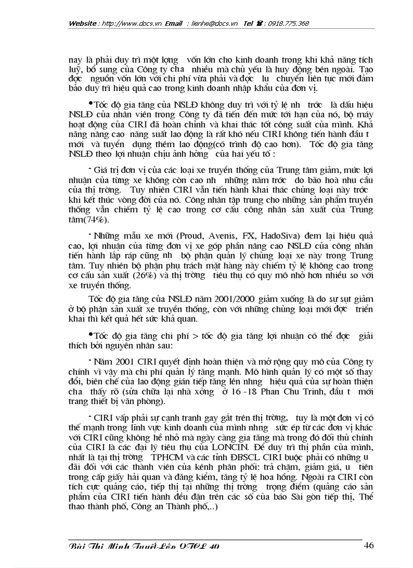 image for page Những giải pháp cơ bản nâng cao hiệu quả quản lý chất lượng trong sản xuất kinh doanh của Công ty quan hệ quốc tế đầu tư sản xuất CIRI85