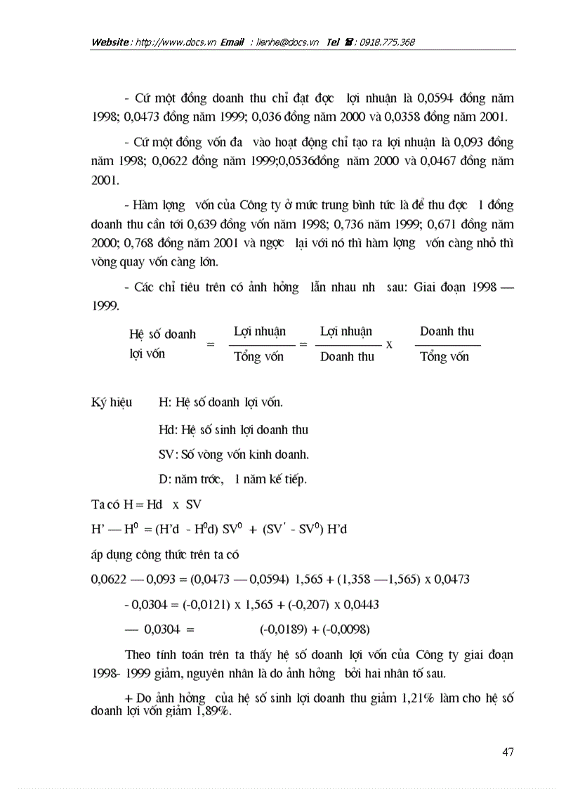 image for page 1số biện pháp nâng cao hiệu quả sử dụng vốn tại Công ty Xây dựng cấp thoát nước