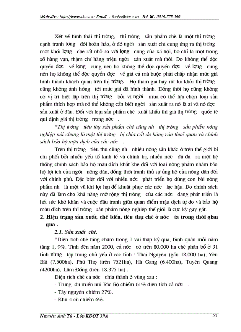 image for page Phương hướng và giải pháp nhằm đẩy mạnh hoạt động xuất khẩu chè tại Tổng Công ty chè Việt Nam