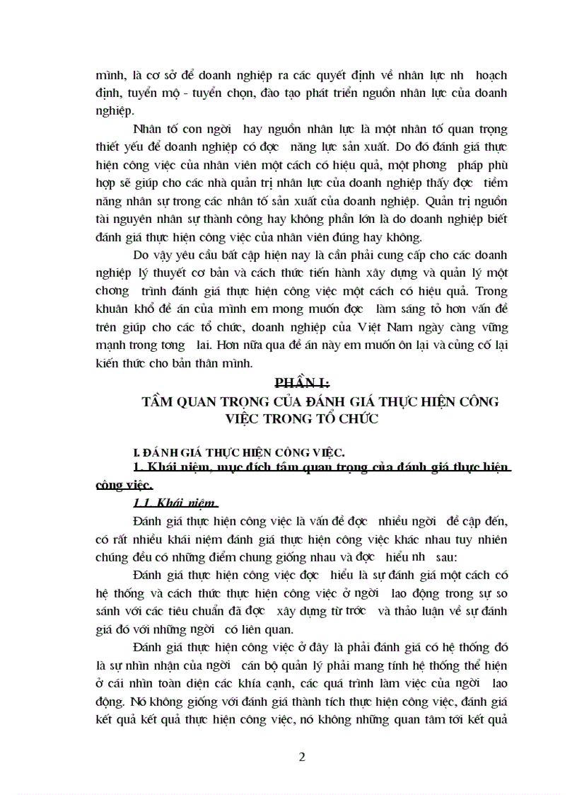 image for page Đánh giá thực hiện công việc trong các tổ chức hiện nay