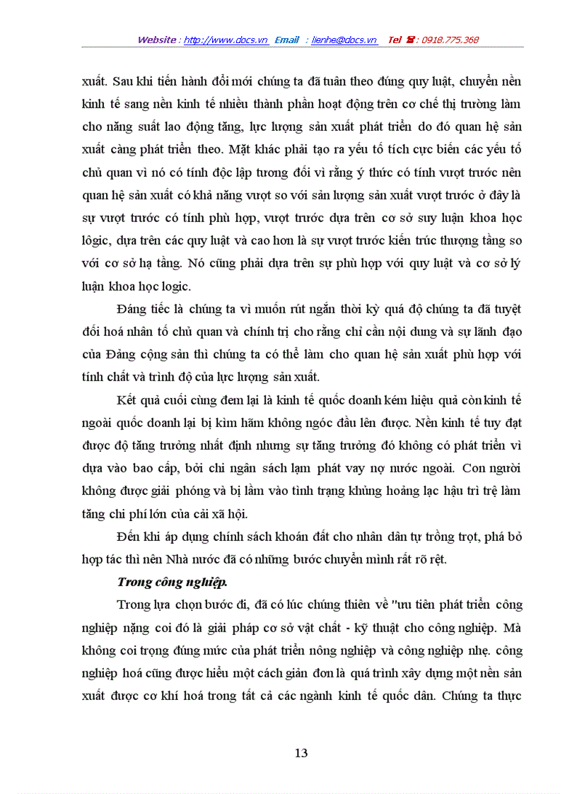 image for page Vận dụng lý luận học thuyết về hình thái kinh tế xã hội vào sự nghiệp công nghiệp hoá hiện đại hoá ở Việt Nam