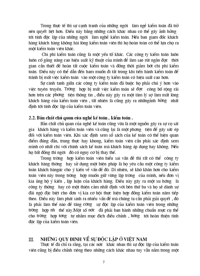 image for page Tình độc lập của kiểm toán viên