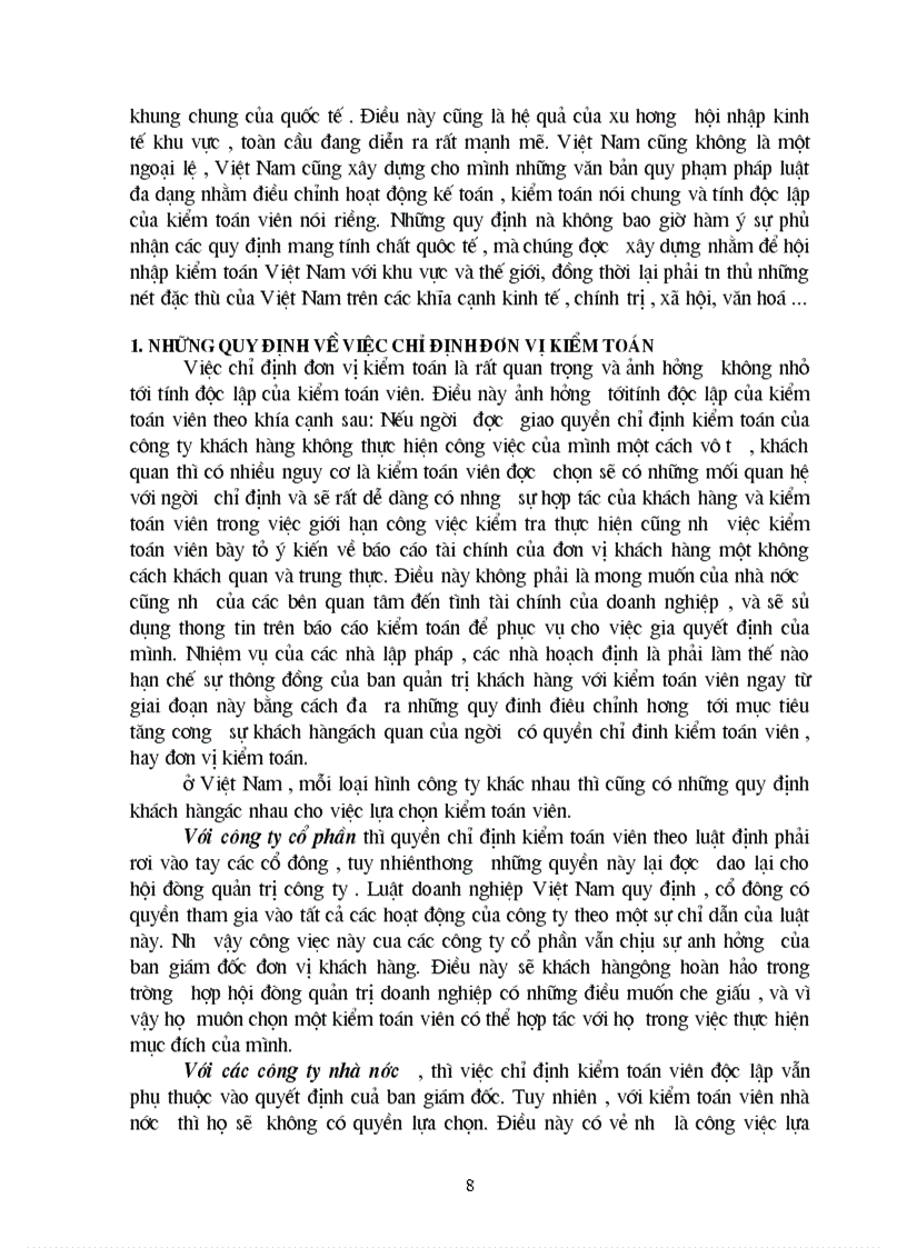 image for page Tình độc lập của kiểm toán viên