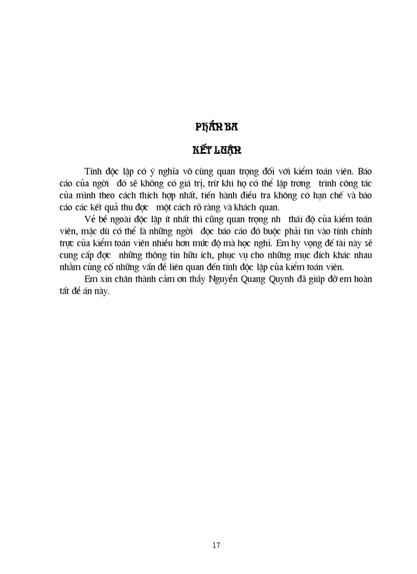 image for page Tình độc lập của kiểm toán viên