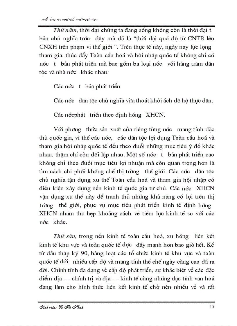 image for page Chủ trương nguyên tắc và các giải pháp cần thực hiện trong quá trình hội nhập kinh tế quốc tế ở việt nam