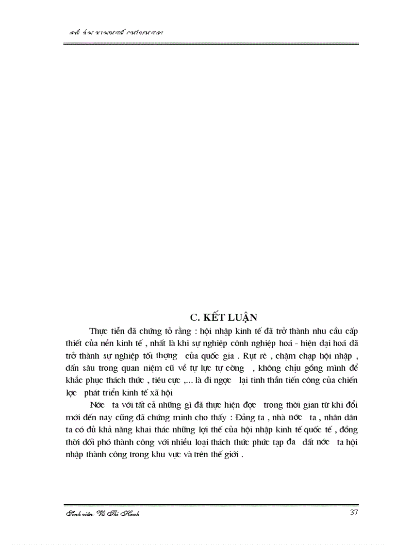 image for page Chủ trương nguyên tắc và các giải pháp cần thực hiện trong quá trình hội nhập kinh tế quốc tế ở việt nam