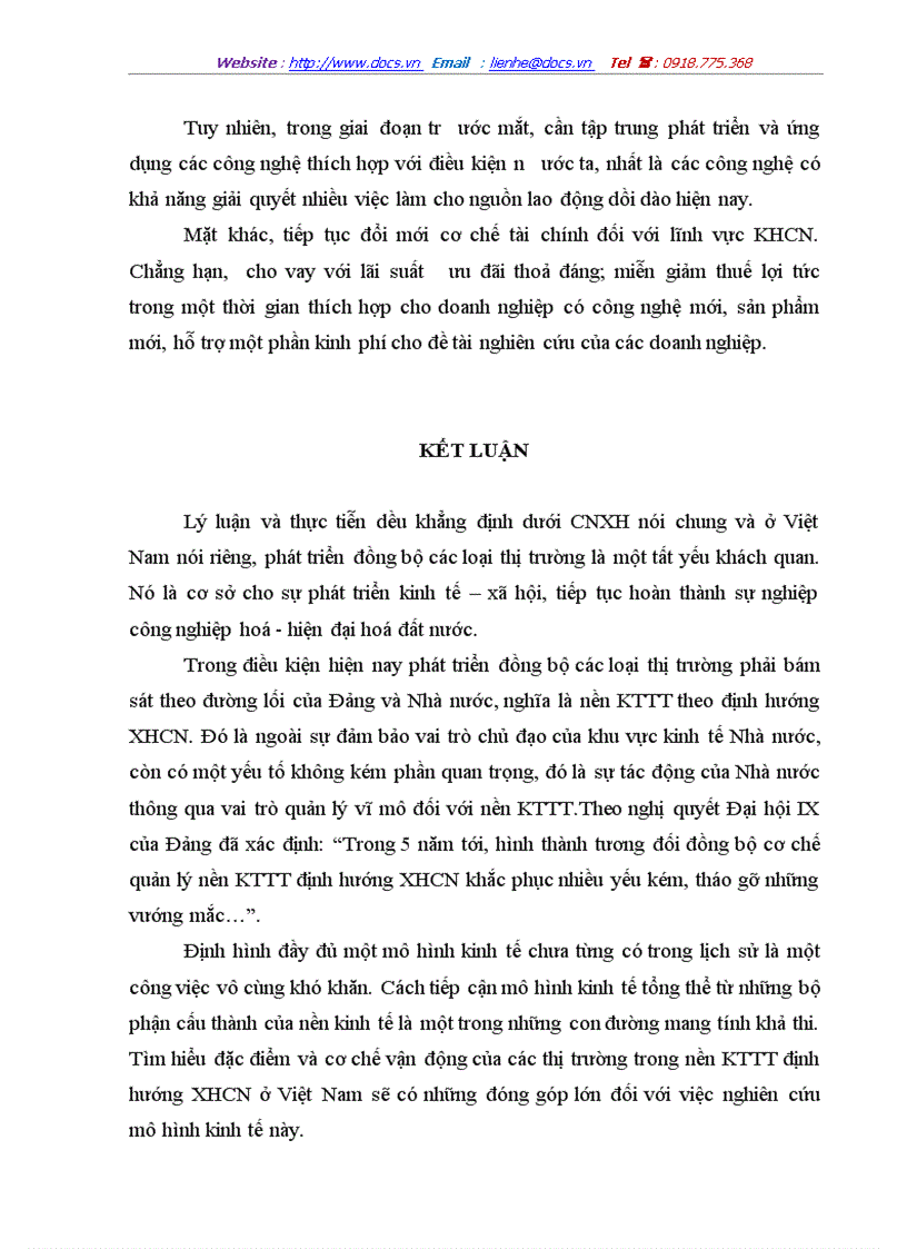 image for page Phát triển đồng bộ các loại thị trường trong nền kinh tế thị trường định hướng xã hội chủ nghĩa ở Việt Nam