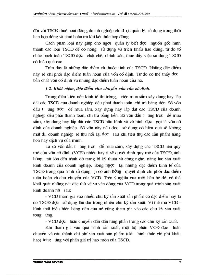 image for page Thực trạng và giải pháp nâng cao hiệu quả sử dụng vốn cố định ở Công ty In tài chính