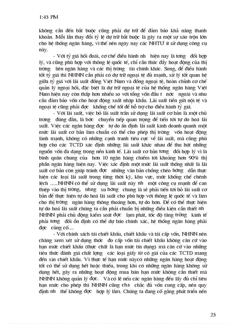 image for page Thực trạng điều hành CSTT ở Việt Nam