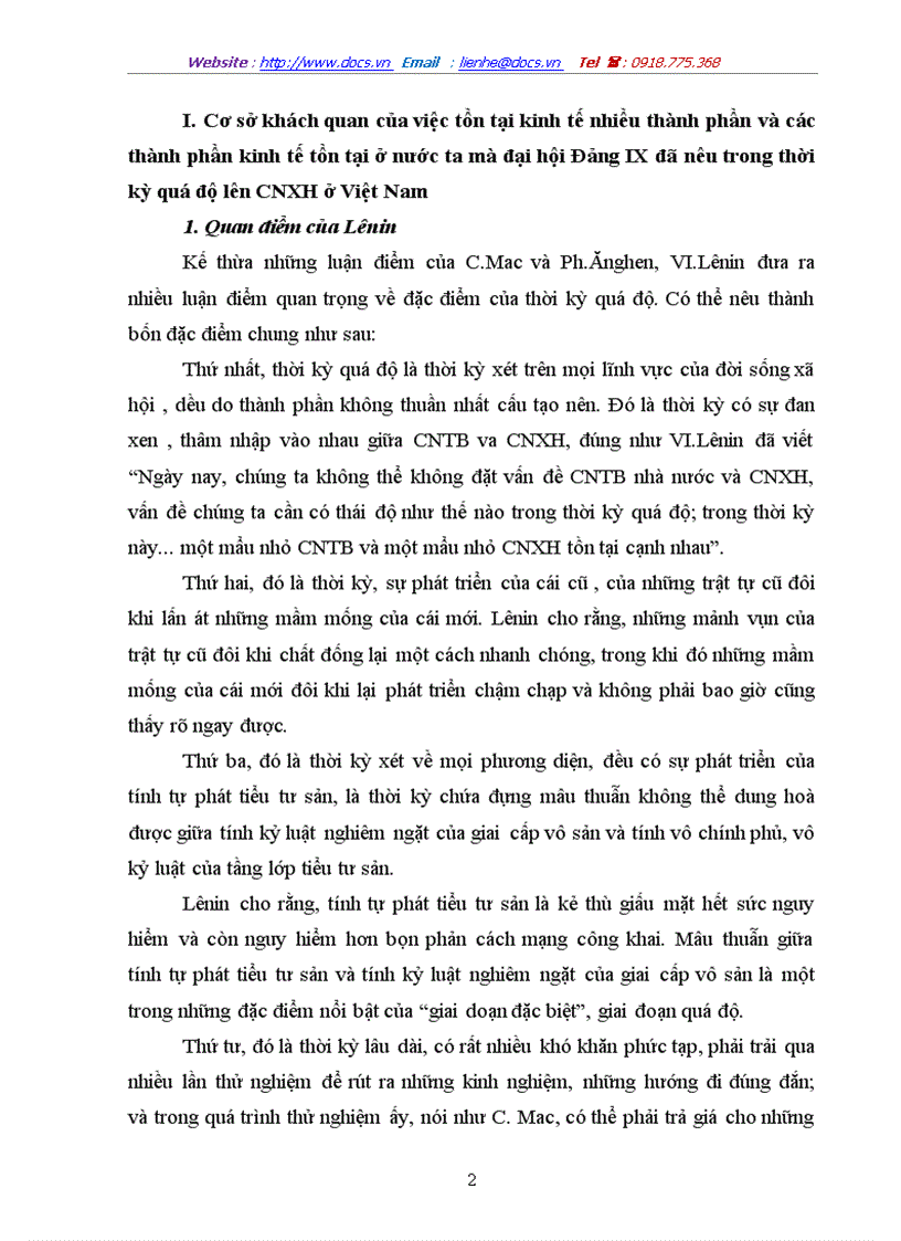 image for page Phân tích cơ cấu kinh tế nhiều thành phần ở nước ta mà đại hội Đảng IX đã nêu và ích lợi của việc sử dụng vào việc phát triển kinh tế xã hội