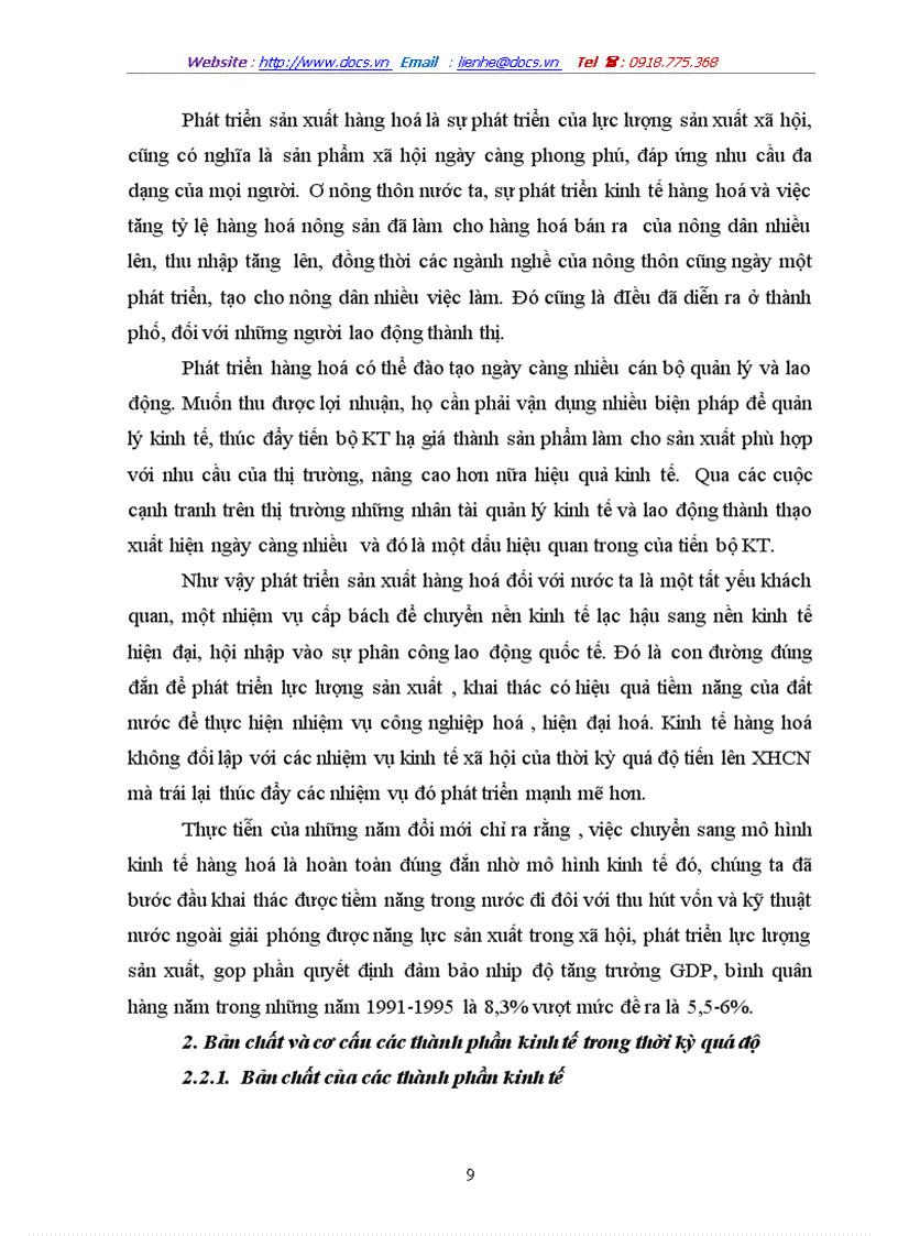 image for page Phân tích cơ cấu kinh tế nhiều thành phần ở nước ta mà đại hội Đảng IX đã nêu và ích lợi của việc sử dụng vào việc phát triển kinh tế xã hội