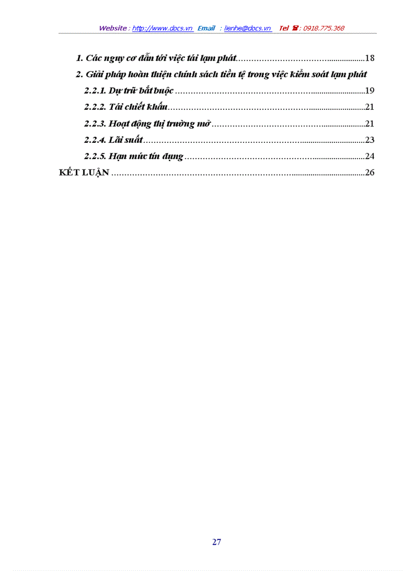 image for page Sử dụng chính sách tiền tệ nhằm kiểm soát lạm phát