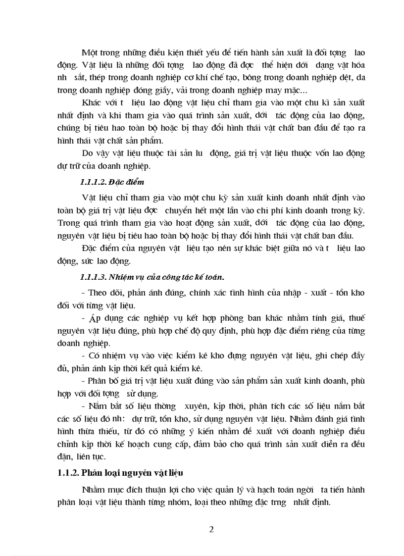 image for page Công tác kế toán nguyên vật liệu trong các doanh nghiệp sản xuất hiện nay và một số ý kiến đóng góp