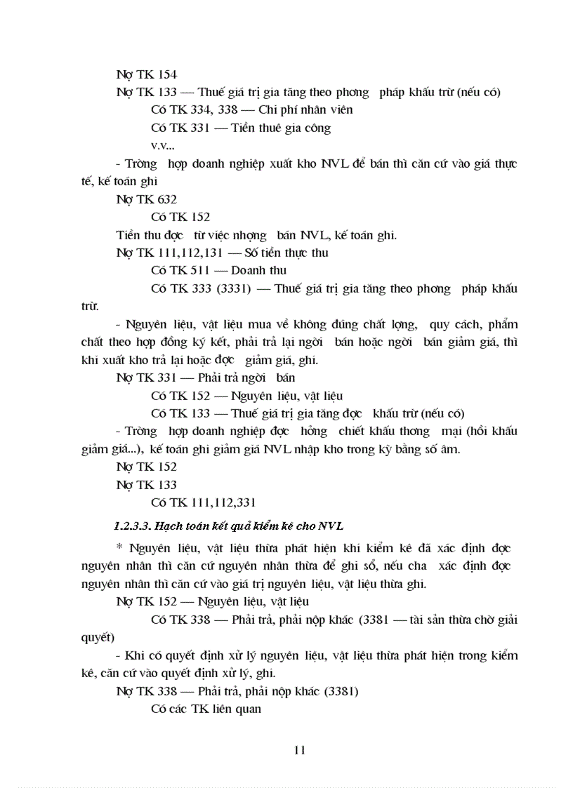 image for page Công tác kế toán nguyên vật liệu trong các doanh nghiệp sản xuất hiện nay và một số ý kiến đóng góp