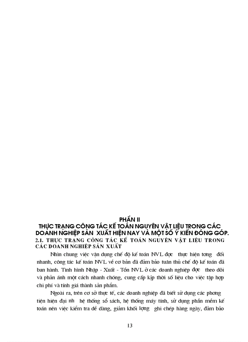 image for page Công tác kế toán nguyên vật liệu trong các doanh nghiệp sản xuất hiện nay và một số ý kiến đóng góp