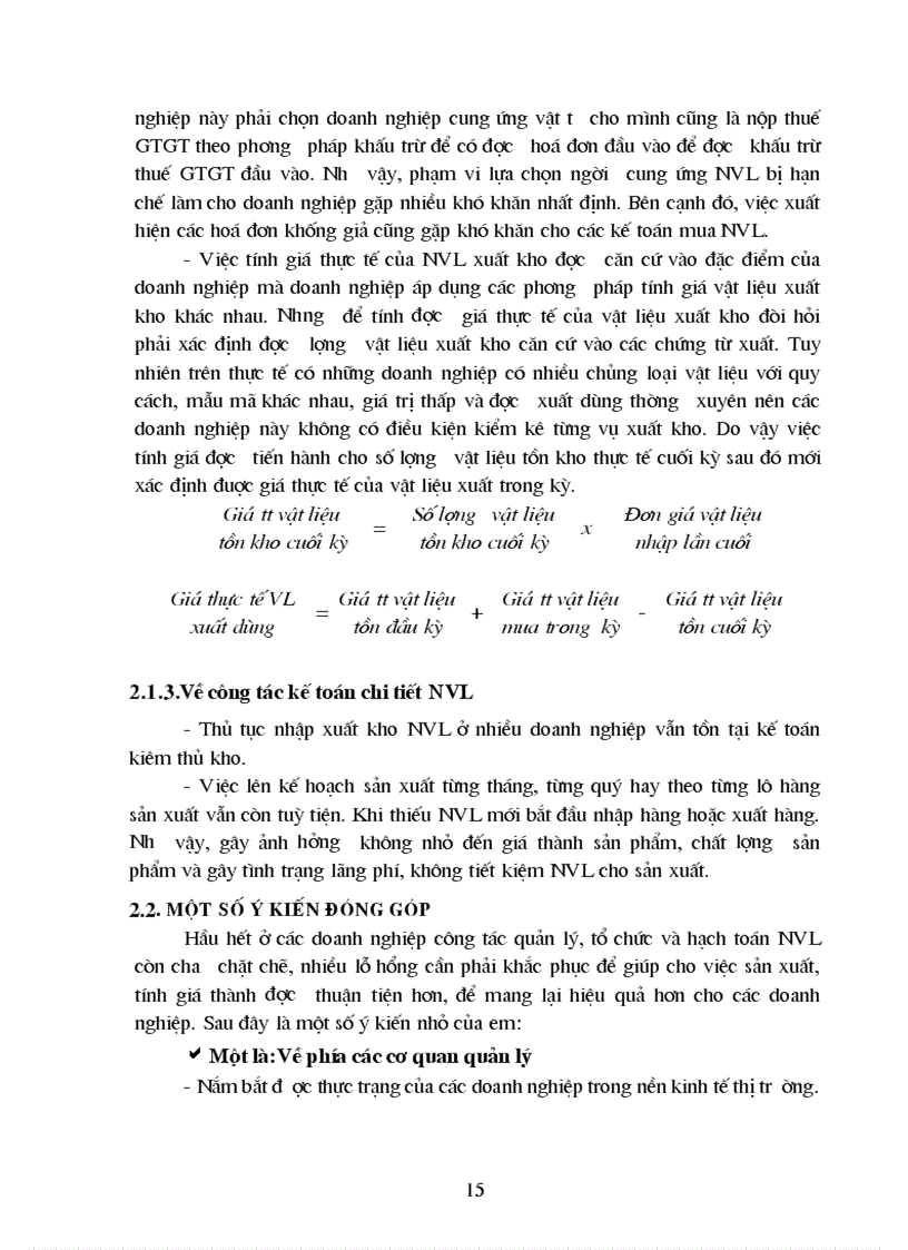 image for page Công tác kế toán nguyên vật liệu trong các doanh nghiệp sản xuất hiện nay và một số ý kiến đóng góp