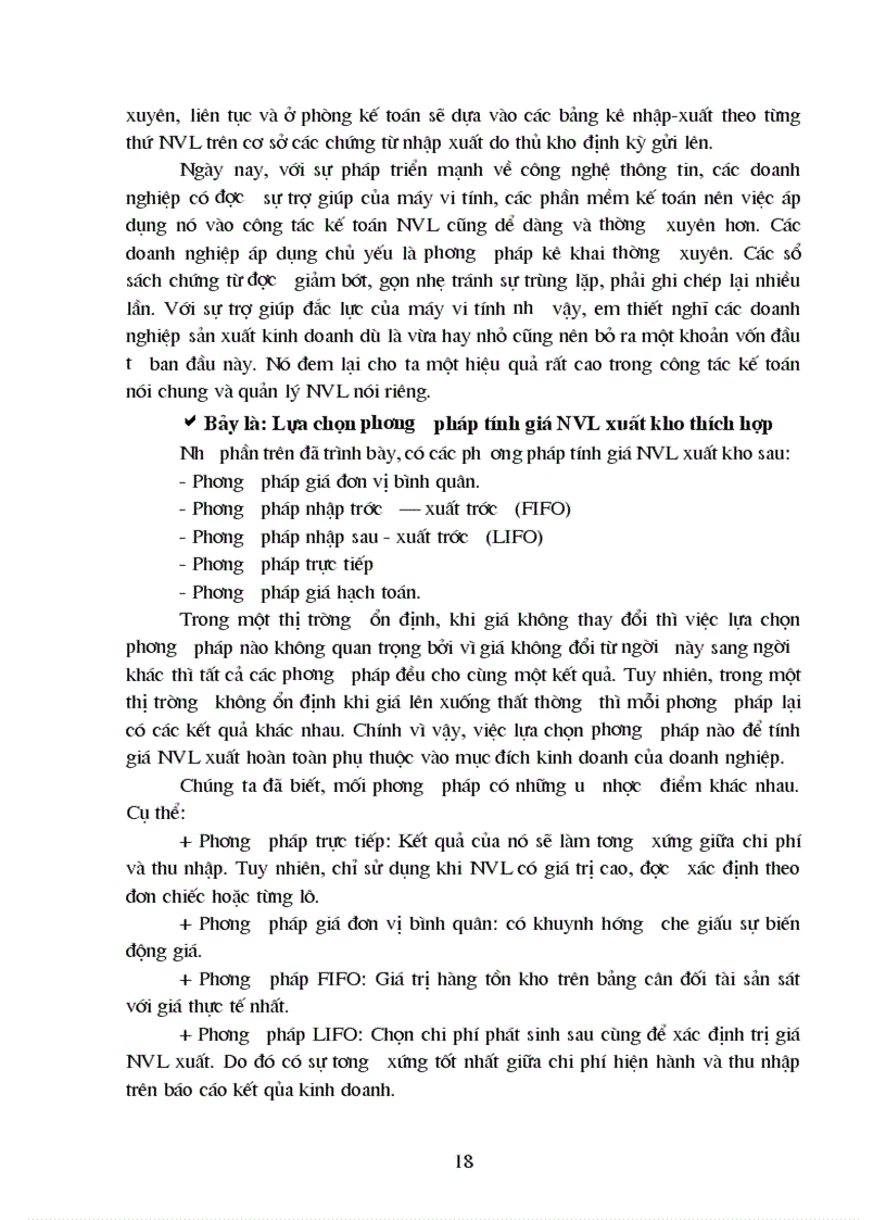 image for page Công tác kế toán nguyên vật liệu trong các doanh nghiệp sản xuất hiện nay và một số ý kiến đóng góp