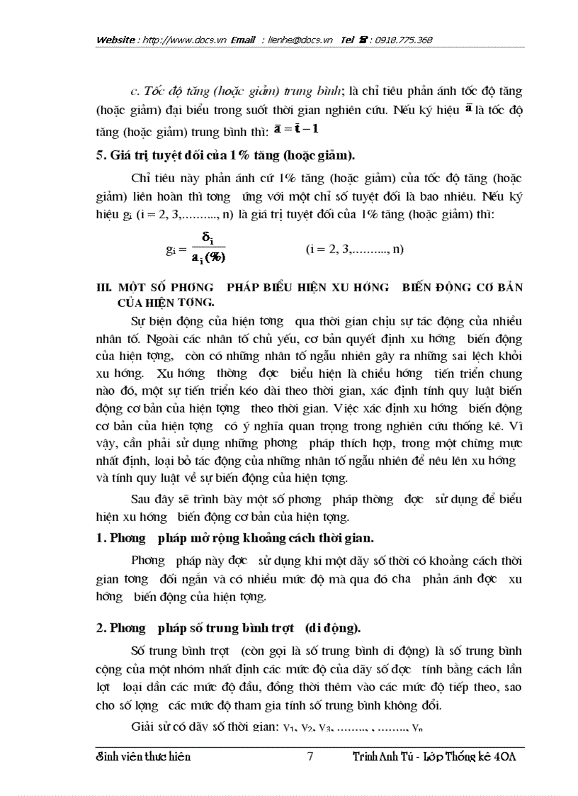 image for page Vận dụng phương pháp dãy số thời gian để phân tích biến động doanh thu du lịch và dự đoán doanh thu du lịch thời gian tới trên địa bàn HN