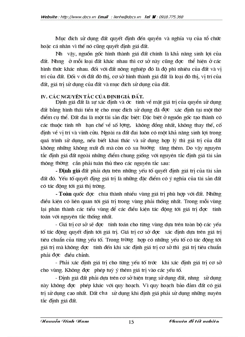 image for page Thực trạng và giải pháp hoàn thiện công tác xác định giá đất bồi thường thiệt hại khi giải phóng mặt bằng địa bàn huyện Từ Liêm TP HN