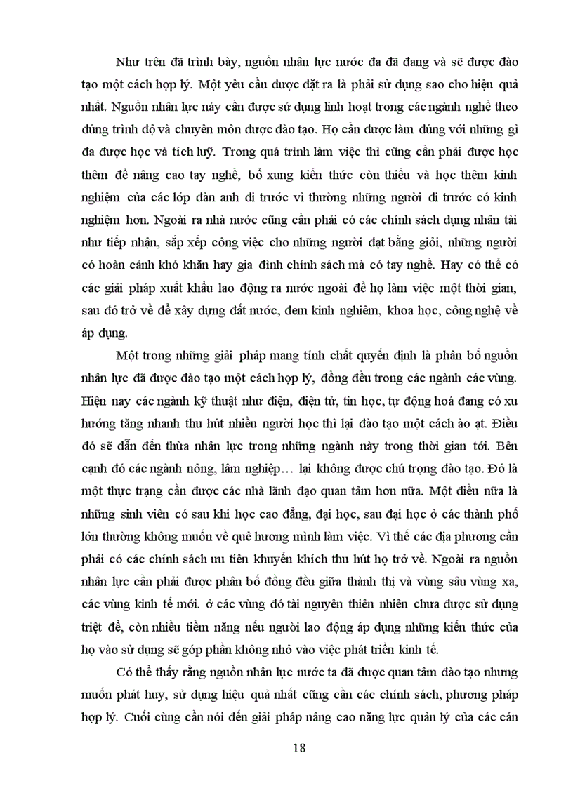 image for page Giải pháp để nâng cao hiệu quả của đào tạo và sử dụng nguồn nhân lực phục vụ cho sự nghiệp CNH HĐH ở Việt Nam