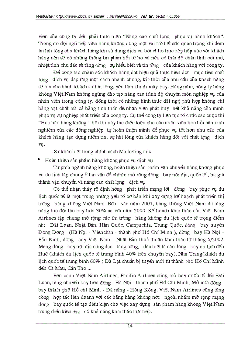 image for page Các giải pháp hạn chế việc chậm huỷ chuyến bay nhằm nâng cao chất lượng phục vụ hành khách của hàng không quốc gia VN Airlines