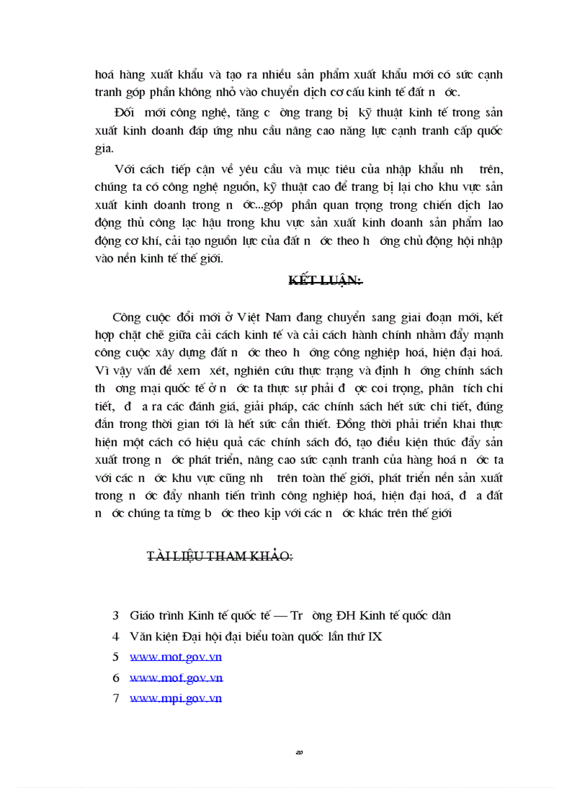 image for page Hoàn thiện chính sách thương mại quốc tế hướng tới mục tiêu nâng cao chất lượng hiệu quả và sức canh tranh của hoạt động ngoại thương