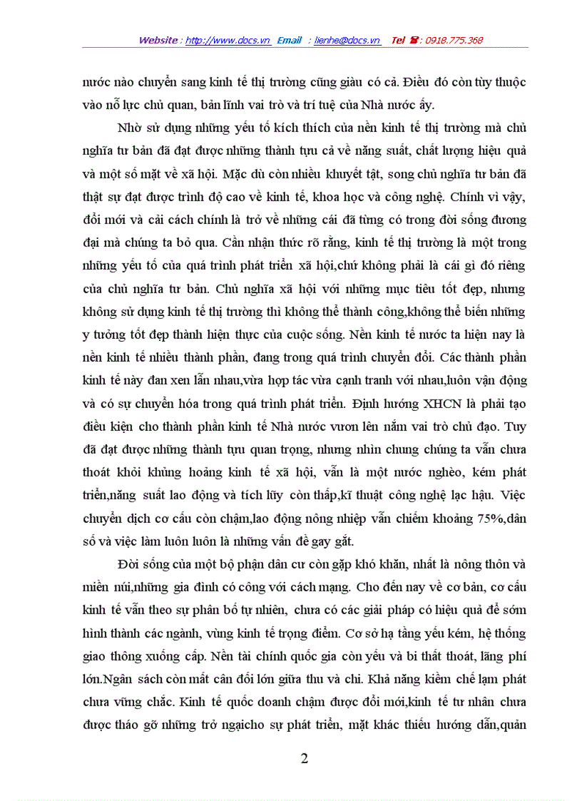 image for page Thực trạng và giải pháp trong nền kinh tế thị trường đinh hướng xhcn ở nước ta hiện nay