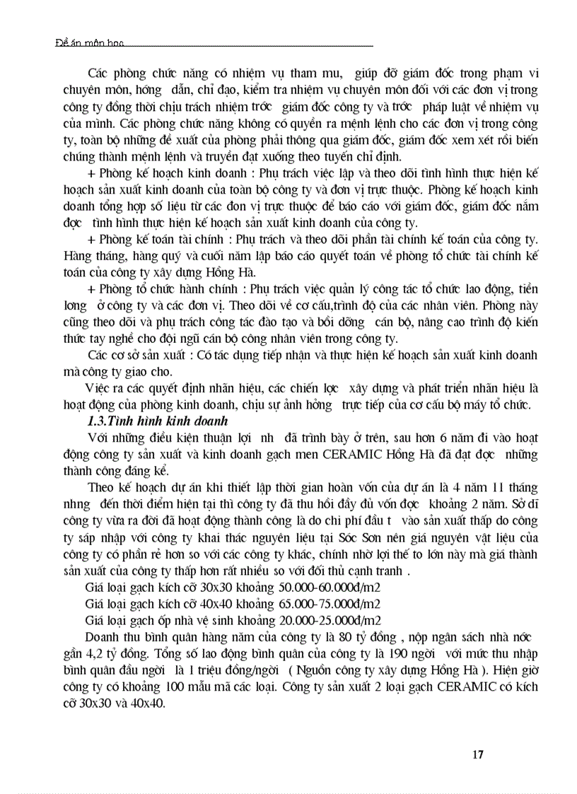 image for page Một số giải pháp nhằm hoàn thiện chiến lược xây dựng nhãn hiệu ceramic Hồng Hà