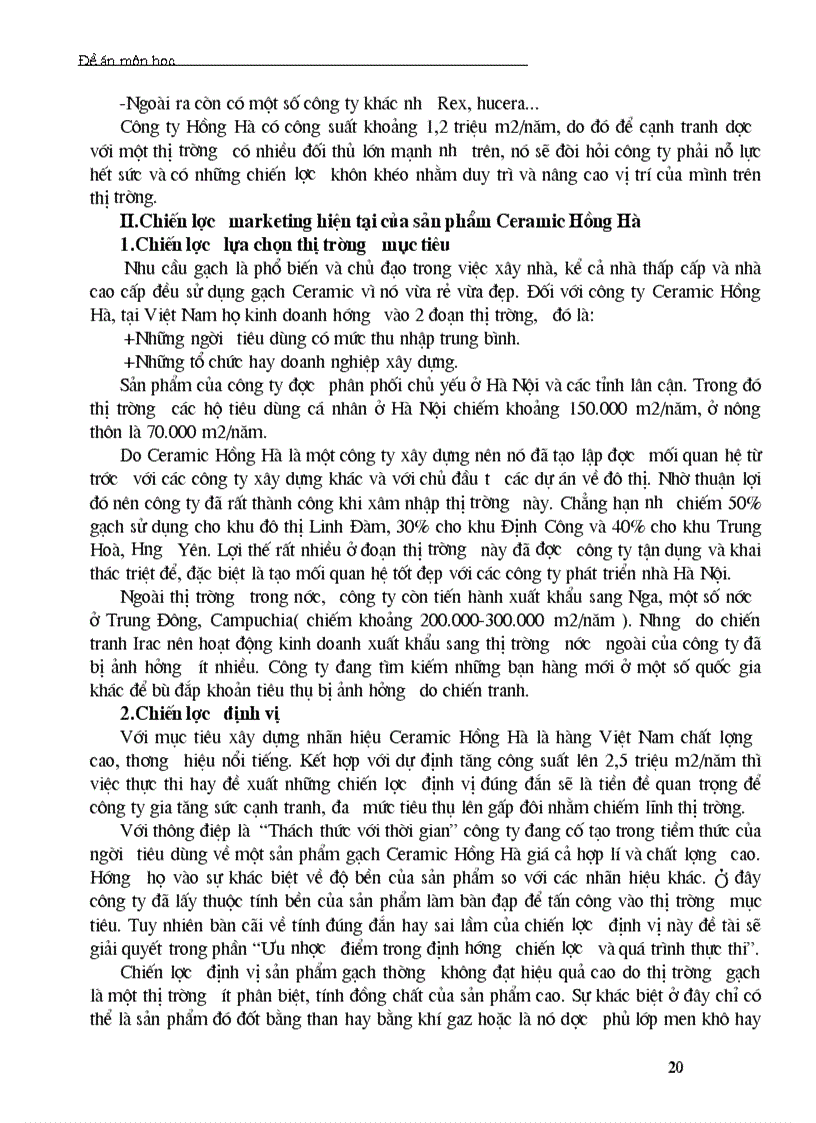 image for page Một số giải pháp nhằm hoàn thiện chiến lược xây dựng nhãn hiệu ceramic Hồng Hà