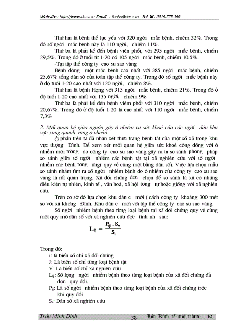 image for page Bước đầu đánh giá kinh tế các tác động môi trường từ hoạt động của Công ty Cao su Sao vàng Hà Nội