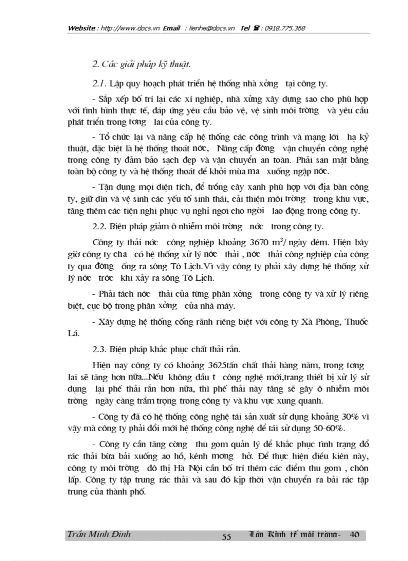 image for page Bước đầu đánh giá kinh tế các tác động môi trường từ hoạt động của Công ty Cao su Sao vàng Hà Nội