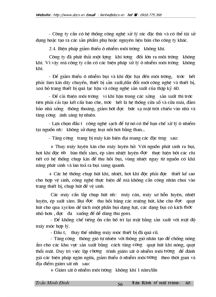 image for page Bước đầu đánh giá kinh tế các tác động môi trường từ hoạt động của Công ty Cao su Sao vàng Hà Nội