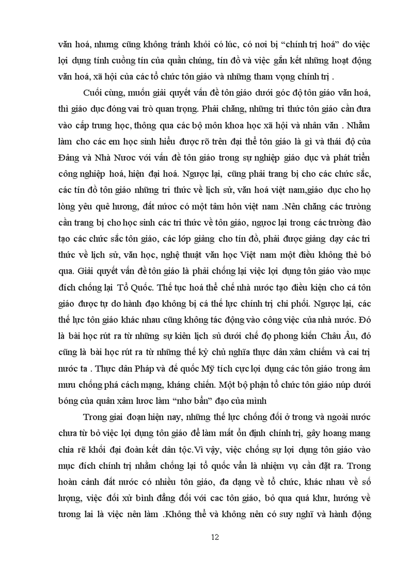 image for page Ảnh hưởng của tôn giáo đến công nghiệp hoá hiện đại hoá ở việt nam