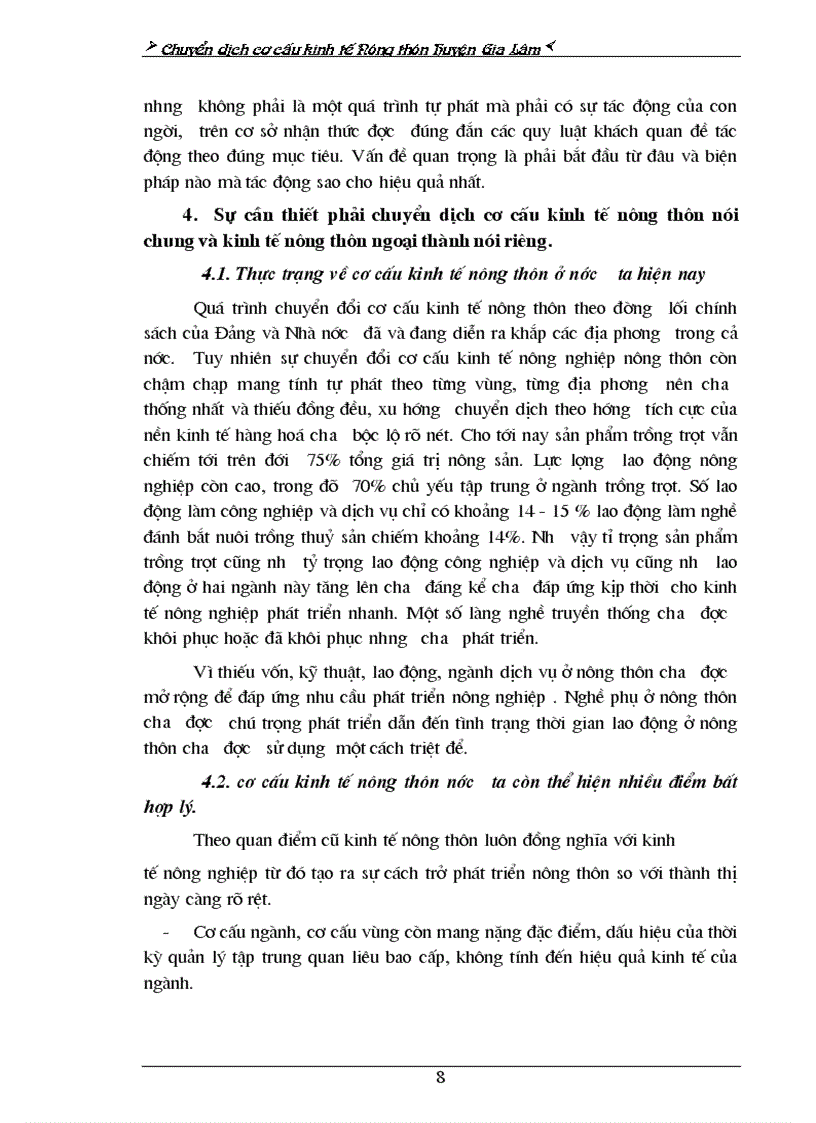 image for page Phương hướng và những biện pháp chủ yếu chuyển dịch cơ cấu KTNT huyện Gia Lâm trong thời gian tới