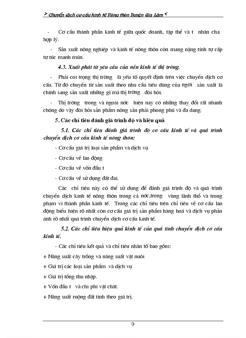 image for page Phương hướng và những biện pháp chủ yếu chuyển dịch cơ cấu KTNT huyện Gia Lâm trong thời gian tới