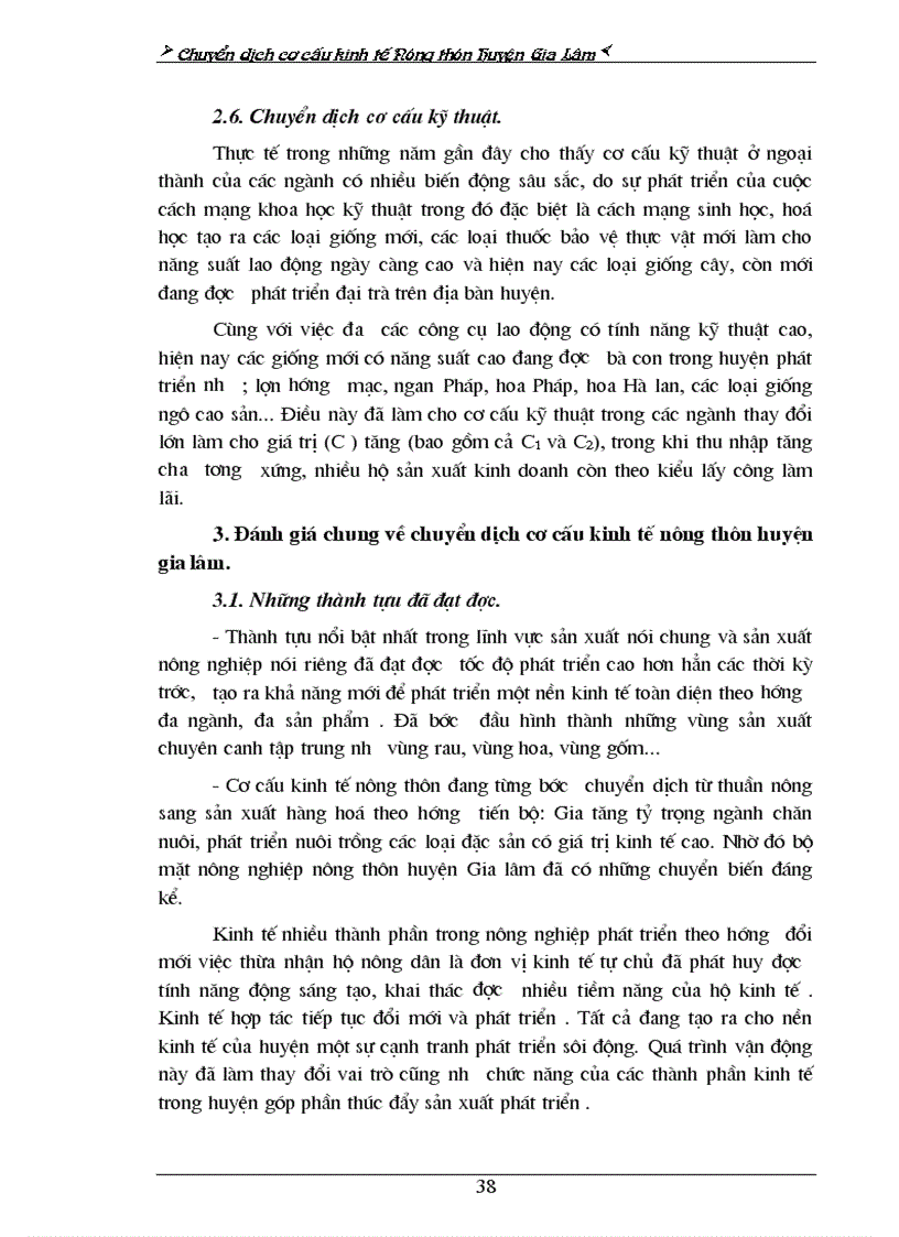 image for page Phương hướng và những biện pháp chủ yếu chuyển dịch cơ cấu KTNT huyện Gia Lâm trong thời gian tới